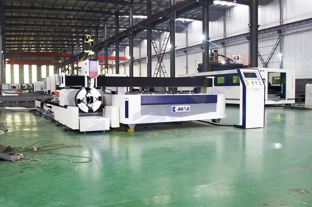 Nanjing Beke Hot Sales 4020 3000W Aluminium Plate Tube and Plate Fiber Laser Cut Machine