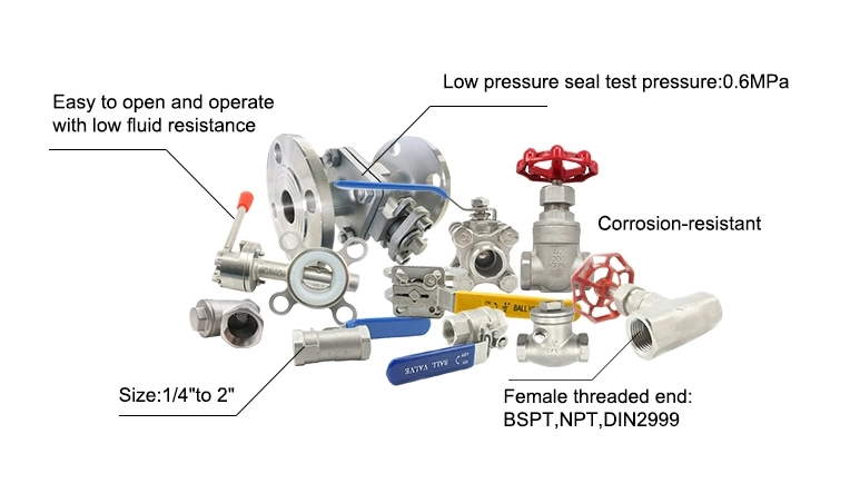 304/316 Stainless Steel Investment Casting Thread Ball Valve Casting Parts