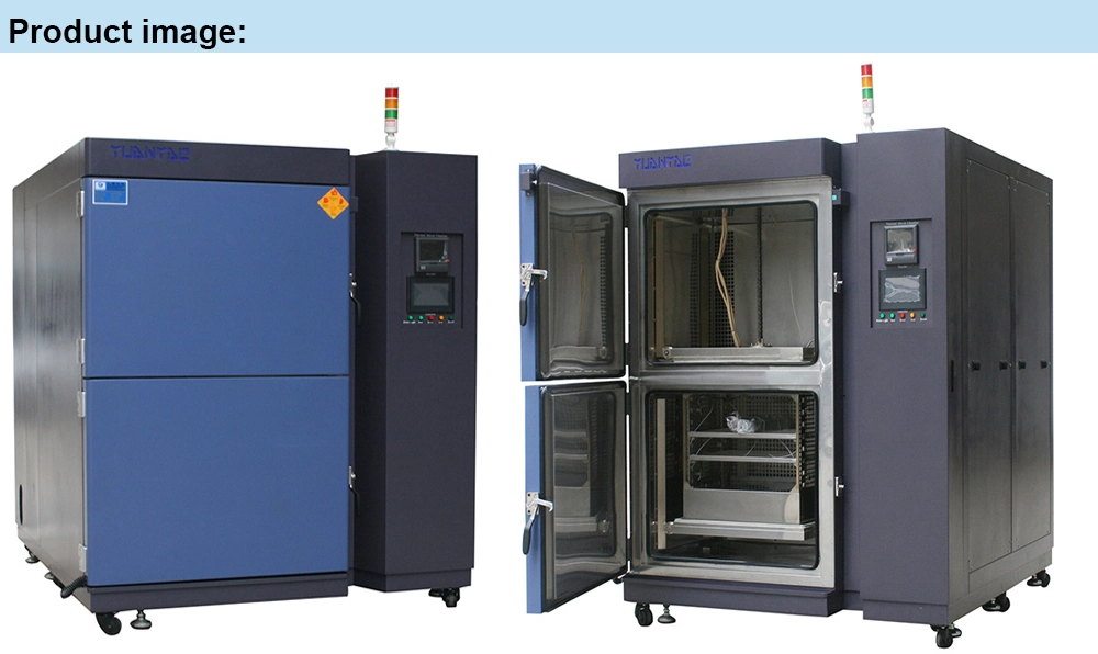 2 Zones Basket Type Hot Cold Thermal Shock Cycle Chamber