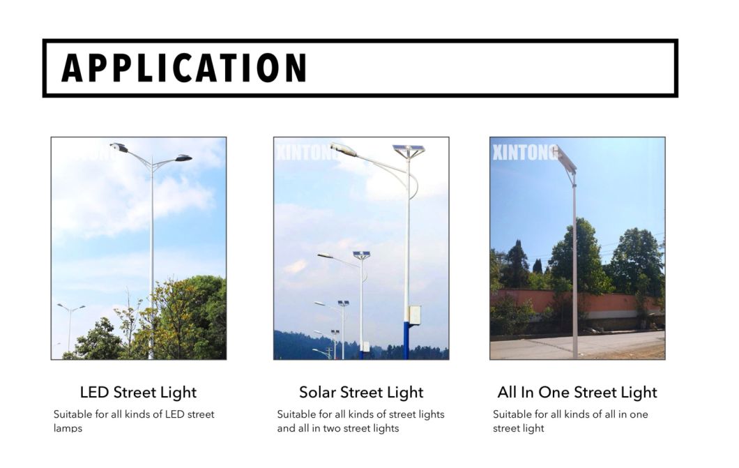 125W Die Cast Aluminum LED Solar Street Lamp Housing Shade