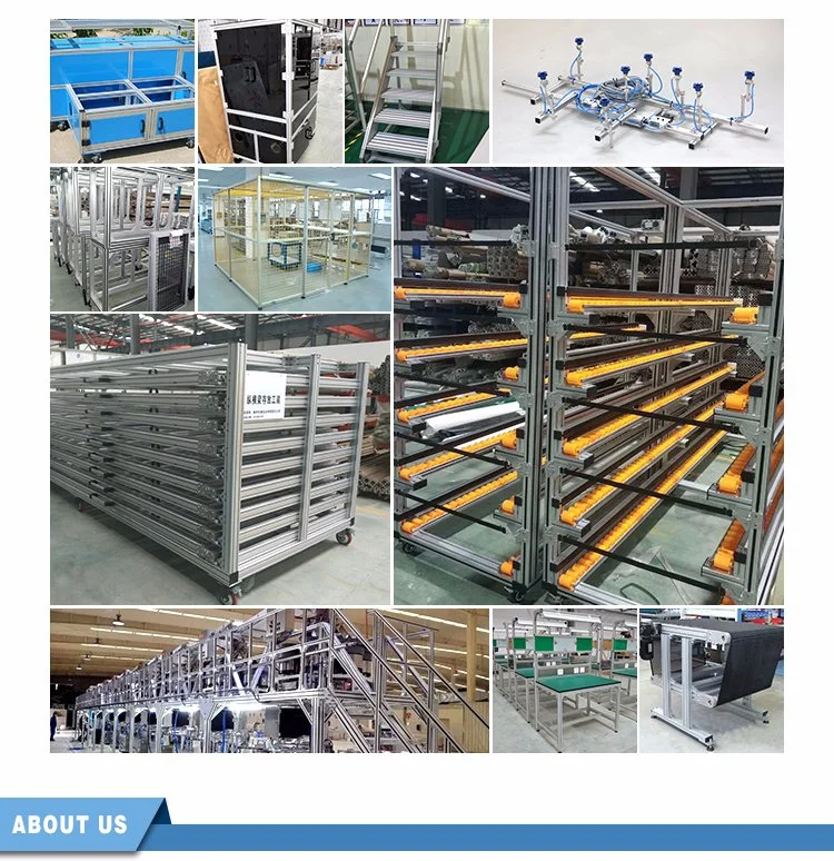 Slotted Modular Square Aluminium Profile China Manufacturer CNC Aluminium Profile for Storage Container