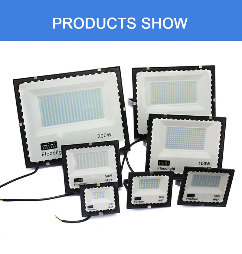 Outdoor Industry Floodlight Lighting Die-Casting Aluminum 100W 150W 200W Small Beam Angle LED Flood Light