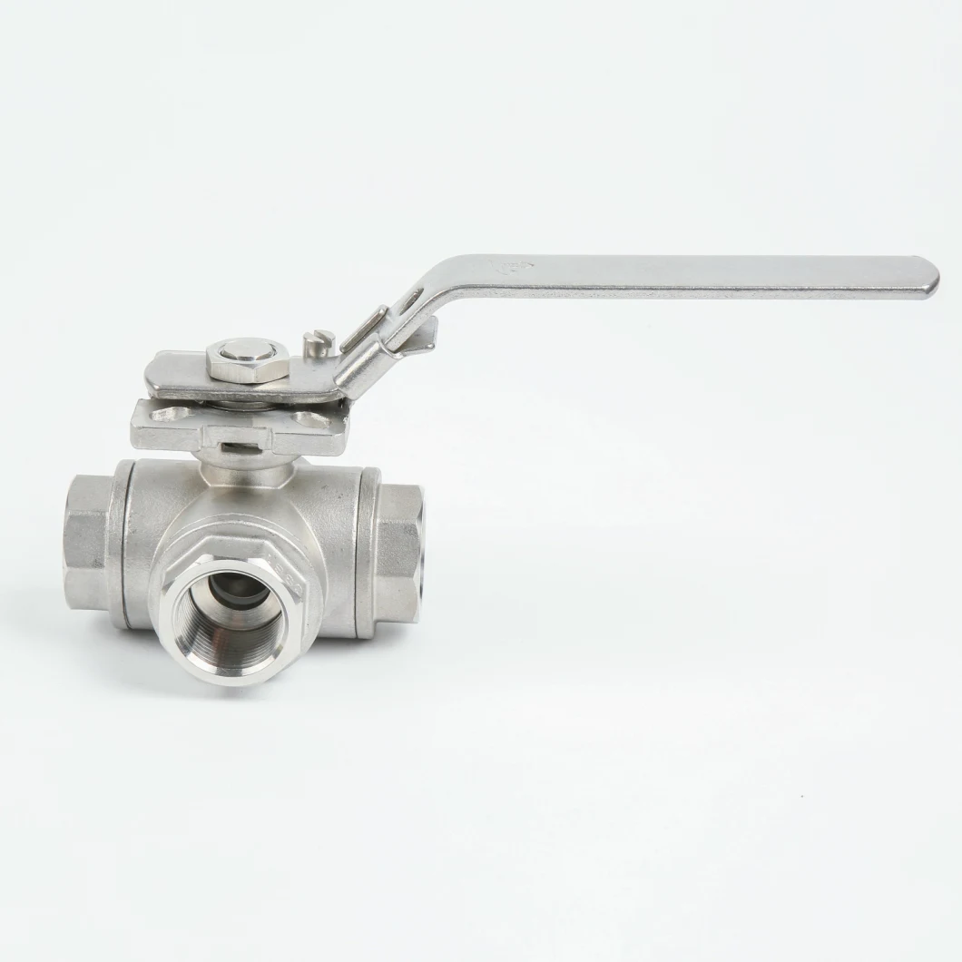 1000 Wog Stainless Steel CF8/CF8m Investment Casting Lockable 3way Ball Valve Casting