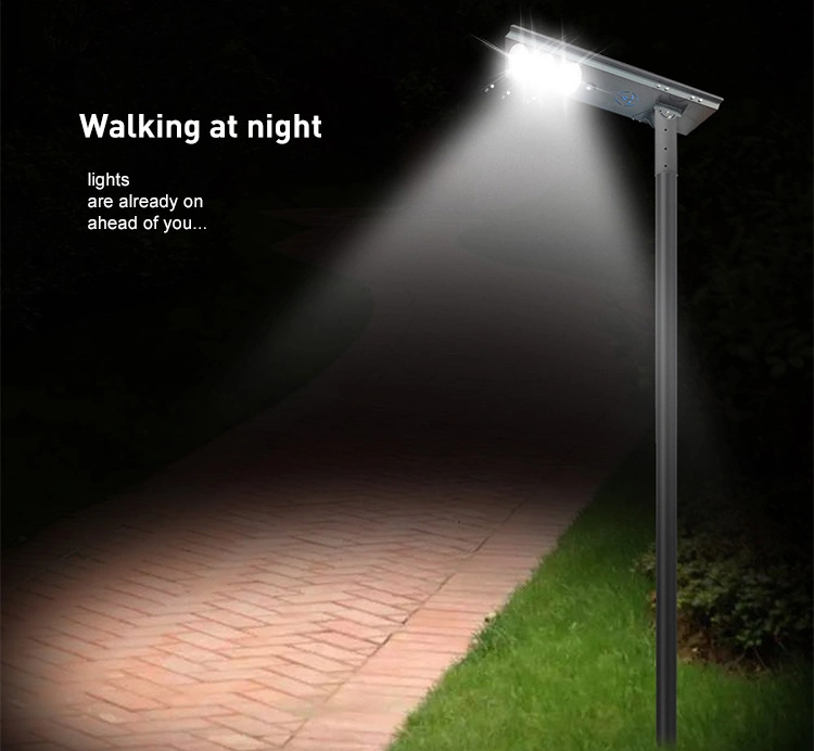 Waterproof Integrated Outdoor 168W LED Solar Street Lighting Street Light with Housing Aluminum Die Casting