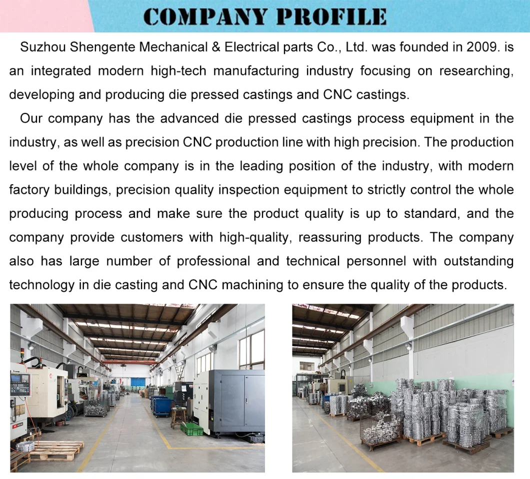 OEM Steel Investment Casting Aluminum Pressure Die Casting Parts