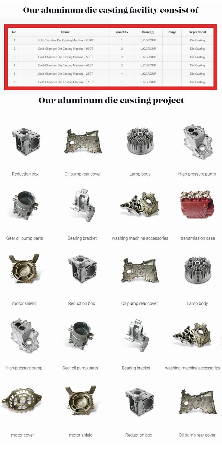 Customized Die Casting Aluminum Auto Parts