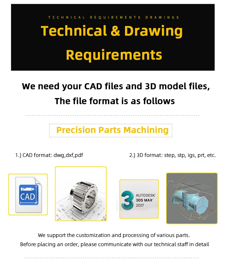 Custom Precision Anodizing/Polishing Part Custom CNC Machining Anodizing Aluminum 6061 with Drawing Service
