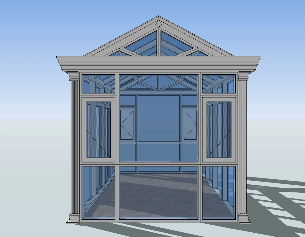 Aluminum Glass Sunroom Garden House Sunroom Sunhouse Prefabricated with High-Quality and Reasonable Price