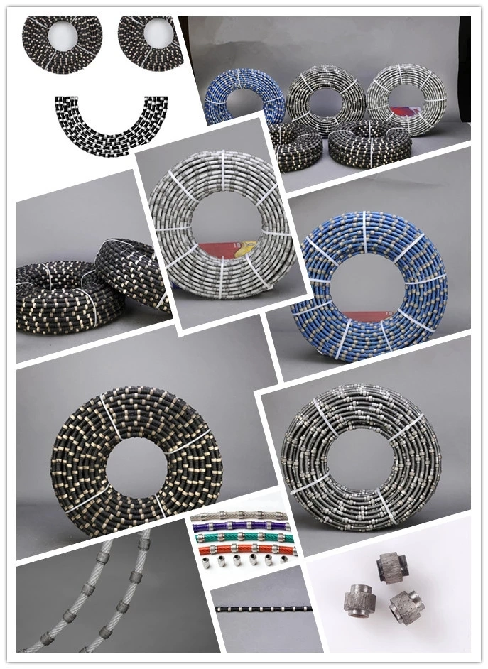 Diamond Wire Saw for Hard Granite Blocks Squarring& Profiling, Long Life and Good Sharpness