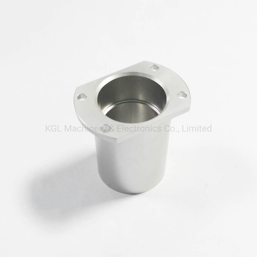 Sand Blasting Blasted and Anodizing 6061 Aluminum Tubing Pipe Connecting Tube with Screw Tapping Inner Side
