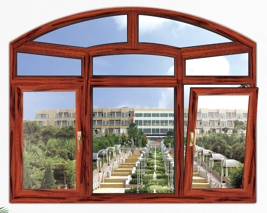 Aluminum Profile Tilt and Turn / Sliding Window with Mosquito Net