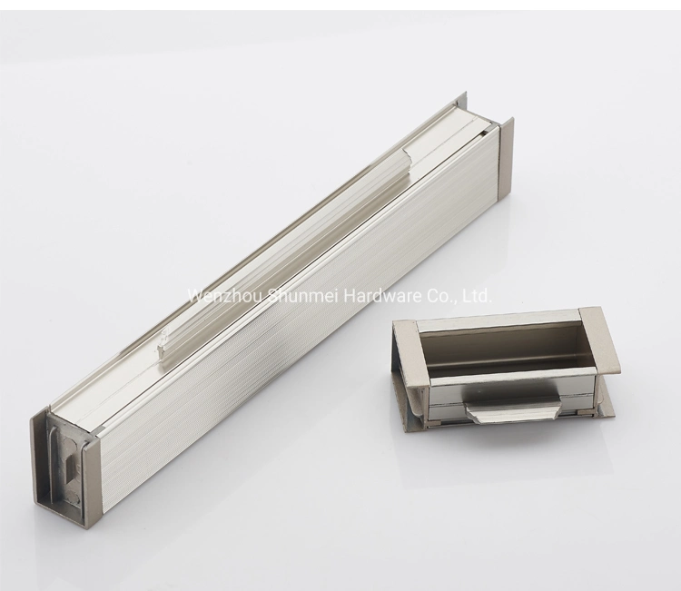 Profiled Concealed Hidden Aluminum Cupboard Handle
