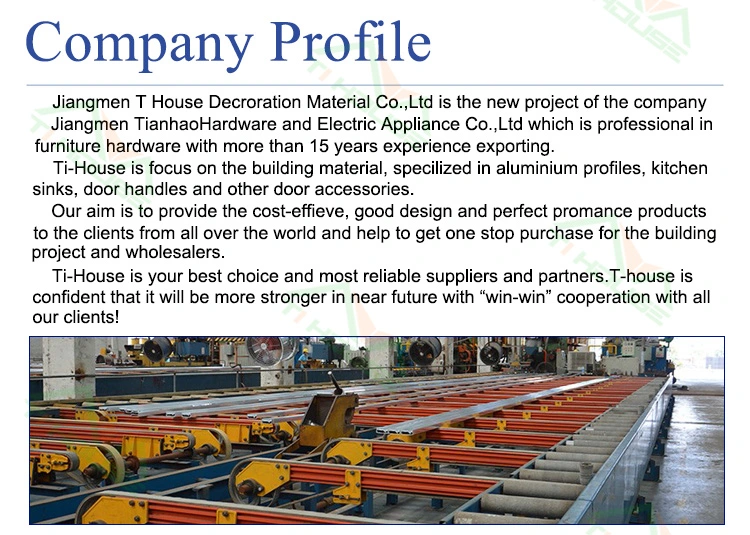 Building Material Top Quality Factory Priced Sliding Rail Aluminum Profile