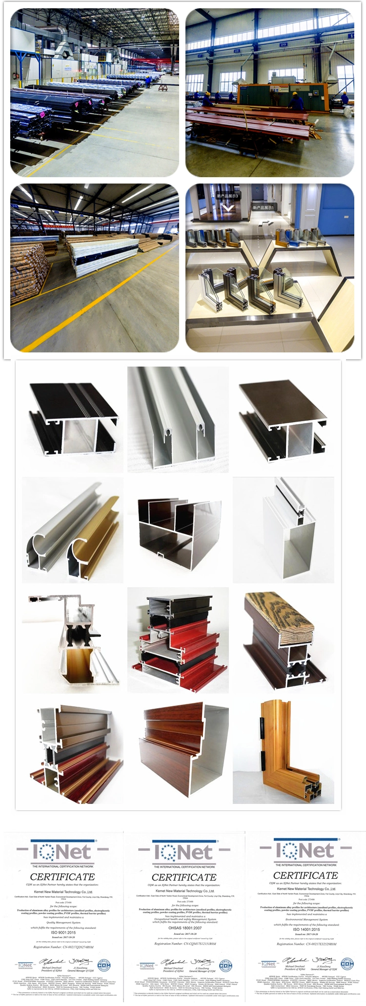 Chinese Aluminum Profile Extrusion Manufacturer for Aluminum Door for Philippines