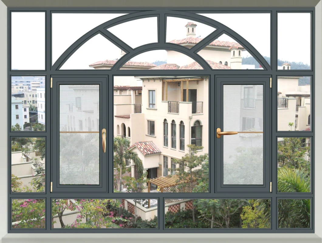Aluminum Profile Tilt and Turn / Sliding Window with Mosquito Net
