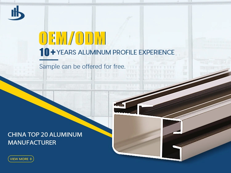 Anodized Extrusion Aluminum Profile for Door and Windows Hot Sale