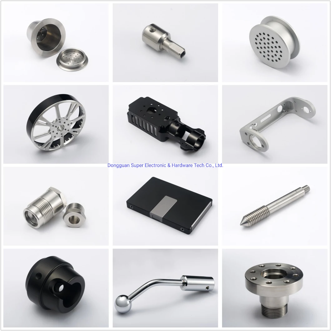 Precision Fabrication 6061 6063 7075 Aluminum CNC Machining Parts with Color Anodizing Sp-216