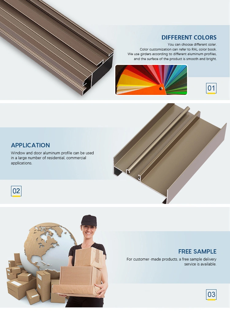 Wood Grain Aluminium Profile Industrial Aluminum Extrusion Profile