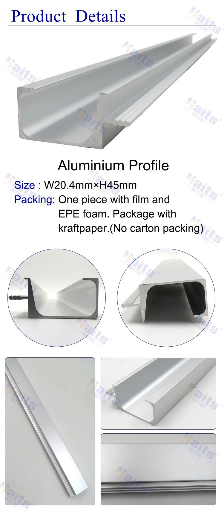 Furniture Accessories Aluminum Corner Profile Kitchen Cabinet Aluminum Extrusion Profile