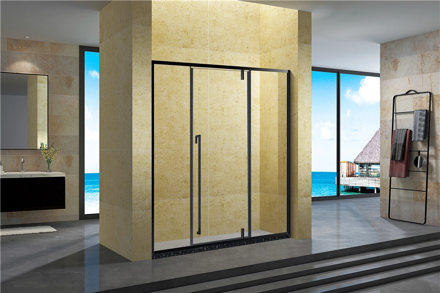 Quadrant Sliding Doors Shower Cabin with 5mm Tempered Glass and Aluminum Profile