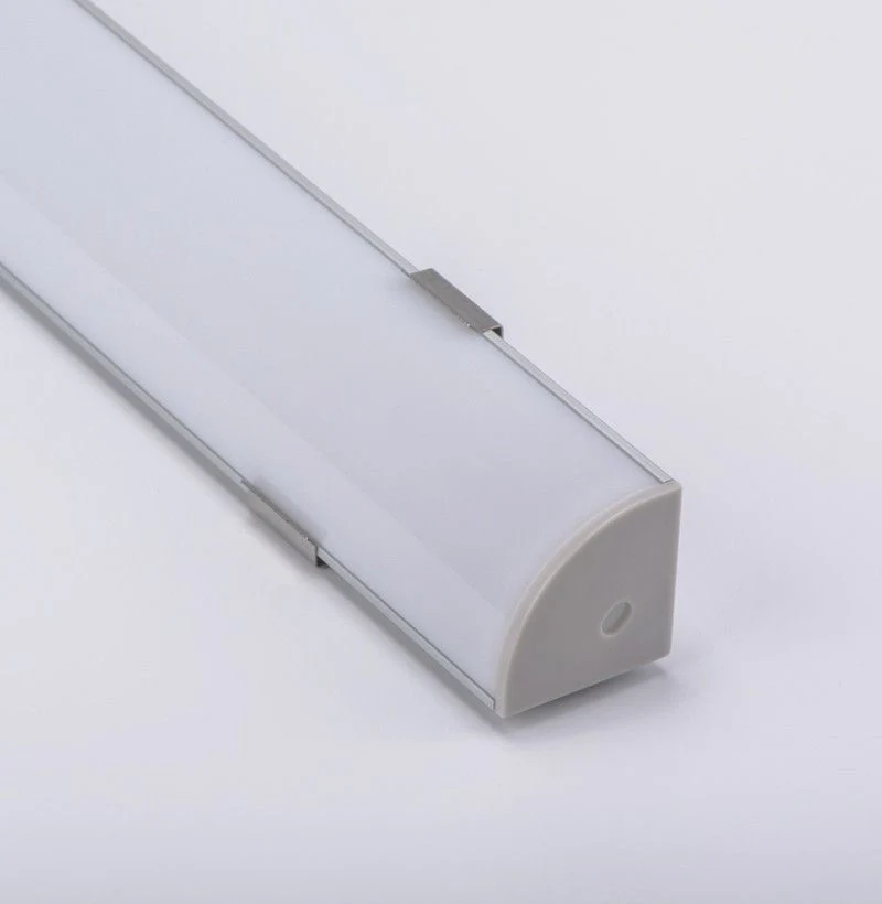 China Mirror White Light Bar Channel Wall Mounted Strip Cover Aluminum Corner LED Profile