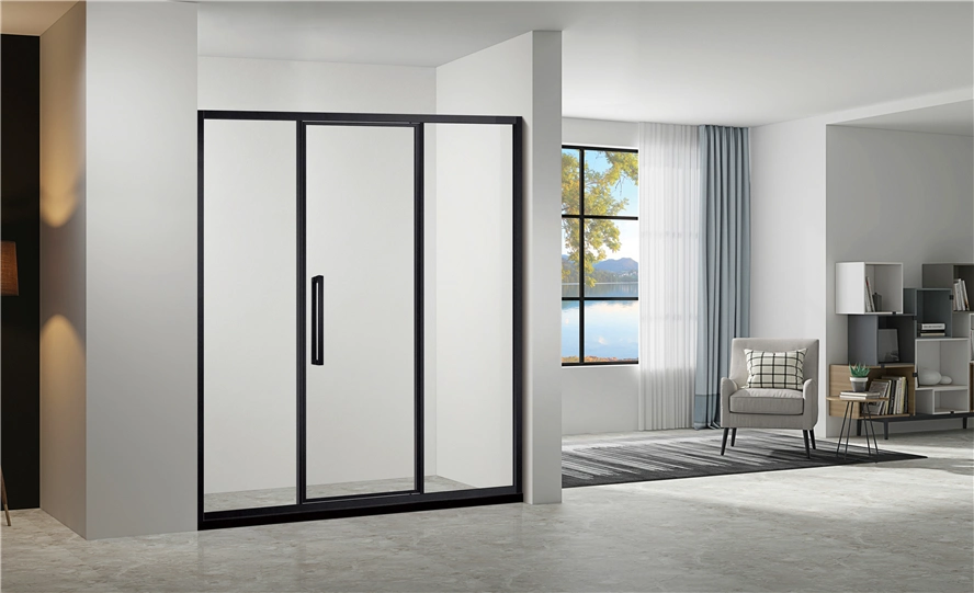 Quadrant Sliding Doors Shower Cabin with 5mm Tempered Glass and Aluminum Profile