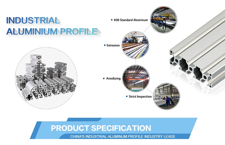 Industrial Aluminum Corner Profile for Frame Structure 