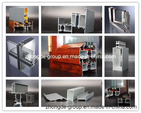 Aluminum 6063 6060 T5 Wood Grain Aluminum Extruded Profiles