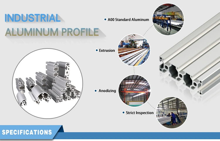 Profile Machine Assembly Line Aluminum Profiles 40X40 T Slot Aluminum Profile