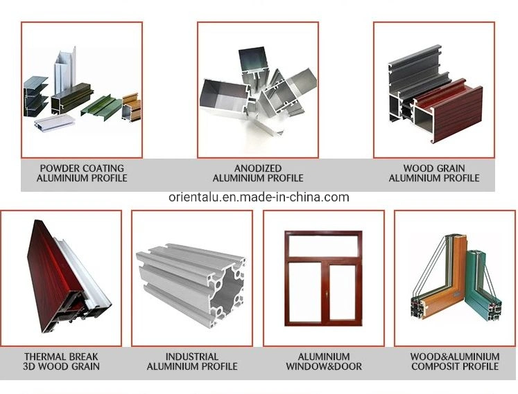 Bottom Price Aluminum Profile for Sliding Windows and Doors