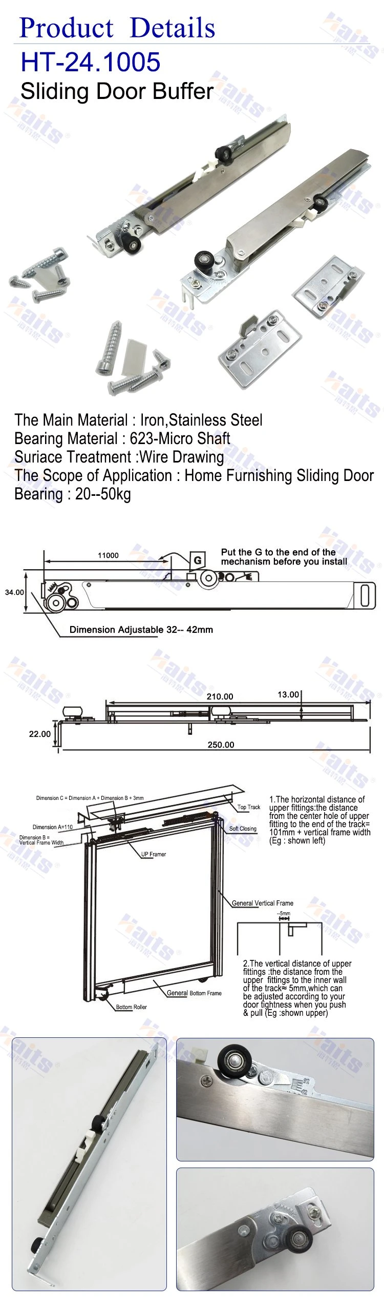 Aluminum Profiles Furniture Parts Manufacturer Extruded Sliding Door Aluminum Profile