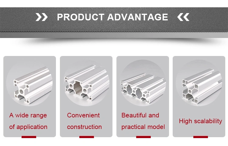 Structural Aluminum Extrusions Profile Le-6-2020 Aluminum Profile Manufacturer