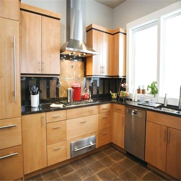 High Gloosy Finish Door Aluminum Profile Kitchen Cabinet (PR-K2048)