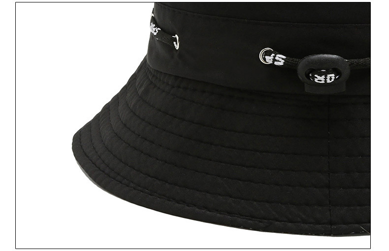 Wholesale Custom Drawstring Fisherman Hat Visor Hat for Cycling Tour