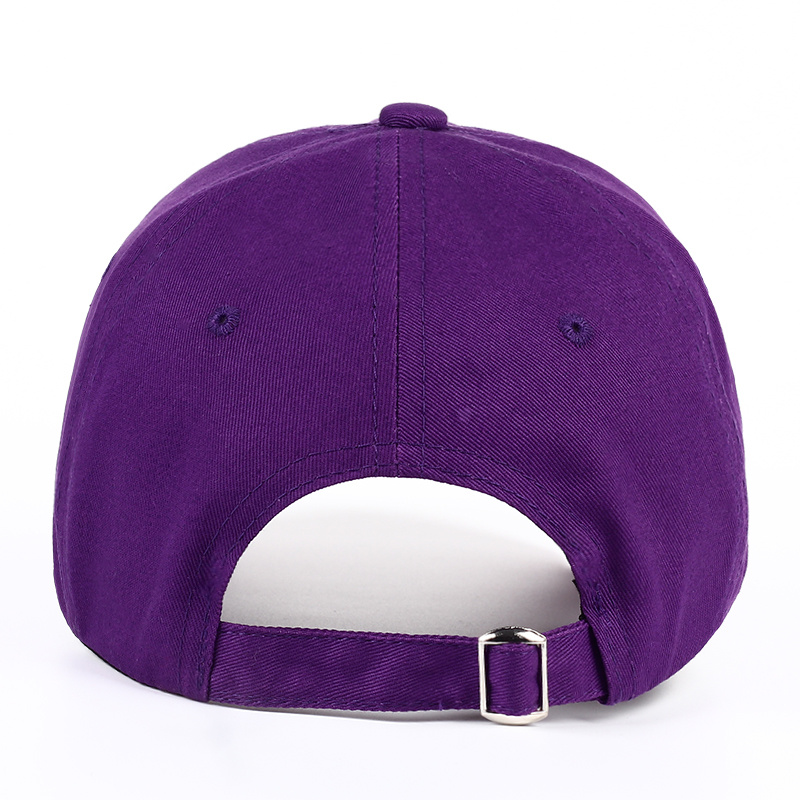 Promotional Purple Simple Embroidered Fashion Leisure Baseball Cap