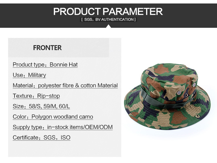 Airsoft Tactical Marine Bucket Jungle Cotton Military Boonie Hat