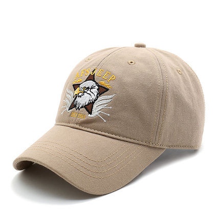 Custom Baseball Cap Embroidered Cotton Dad Hat Fashion Sunhat Army Cap Headwear Factory