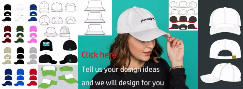 100% Cotton Blank Men Custom Brimless Baseball Cap Hat