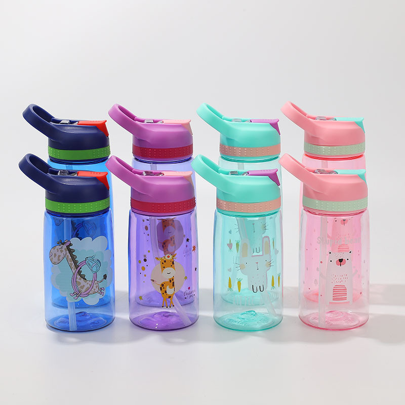 Food Grade Kids Feeding Sippy Cup Water Cup Water Bottle Straw Cup