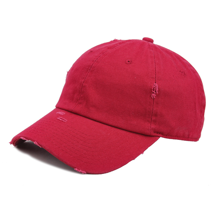 OEM Baseball Cap, Distressed Sports Hat, Cotton Fashion Hats