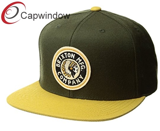 Custom Woven Patch 100% Acrylic Snap Back Hat Baseball Cap