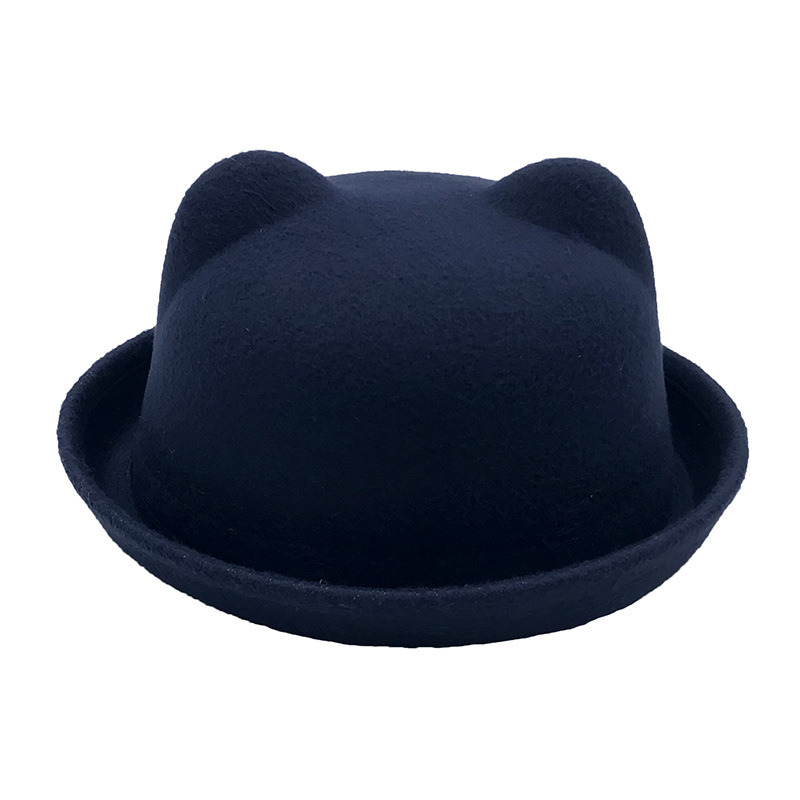 New Style Hot Sell Kids Fedora Hats Wool Children Felt Hats
