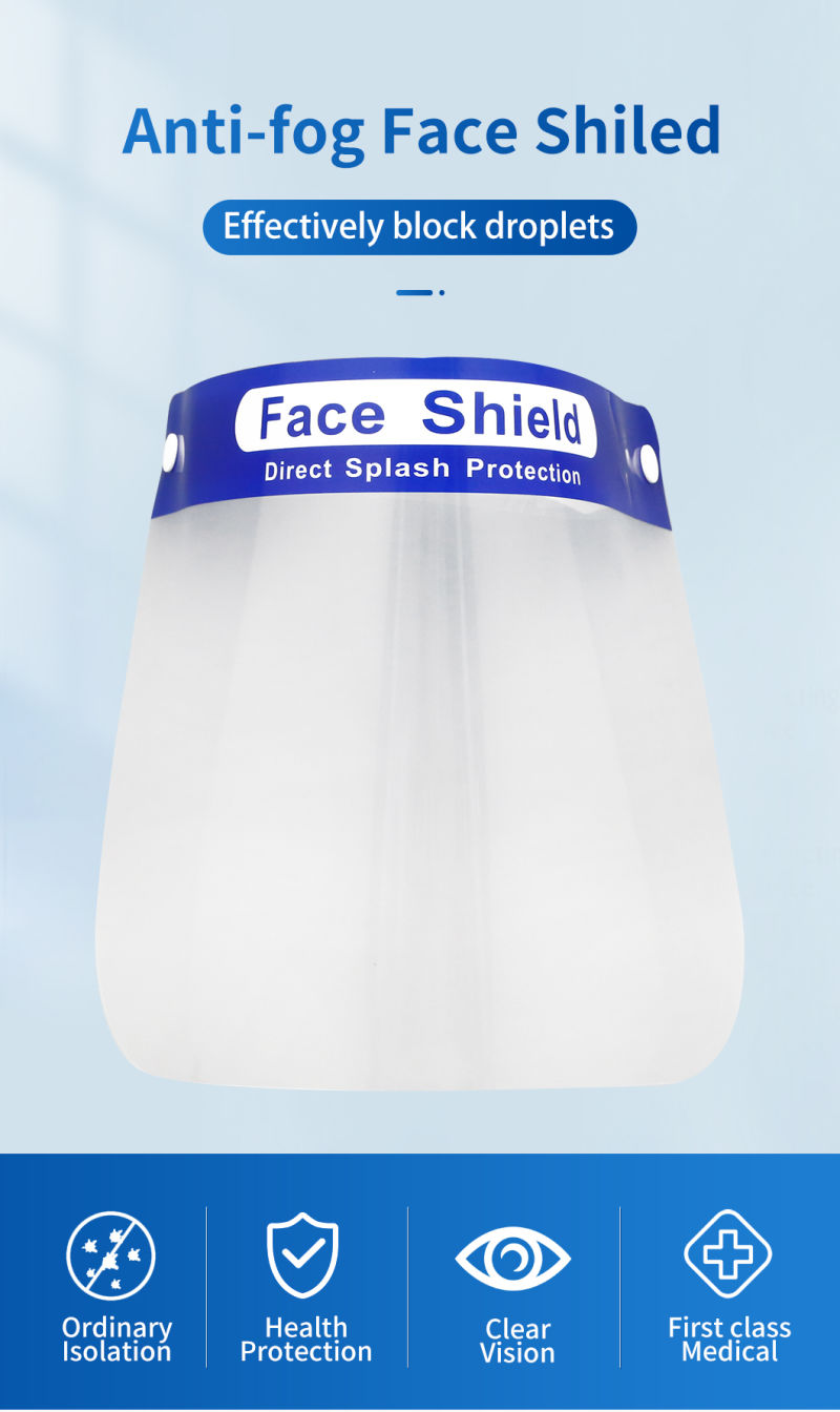 Pet Shield Full Face Shield Disposable Anti Fog Face Shield