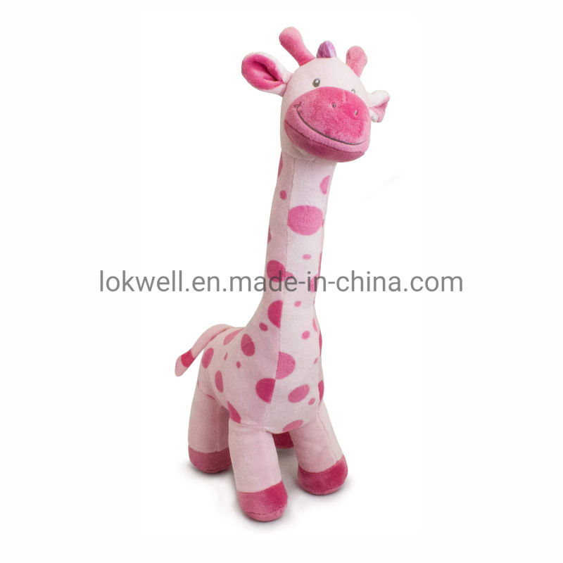 Plush Animal Toys Plush Stuffed Giraffe Doll - Grey