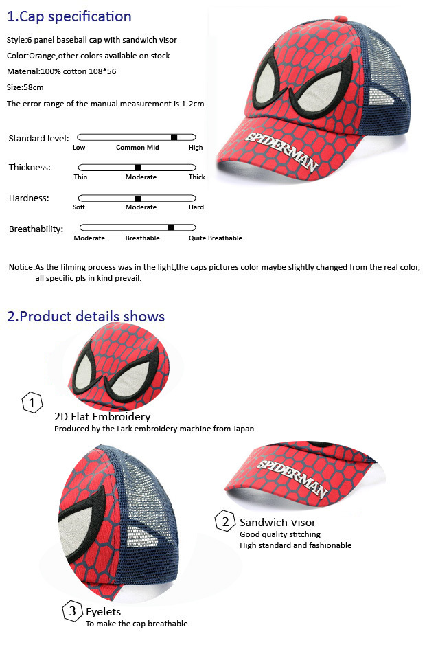 Wholesale Hot Products Baseball Cap Hat for Kids