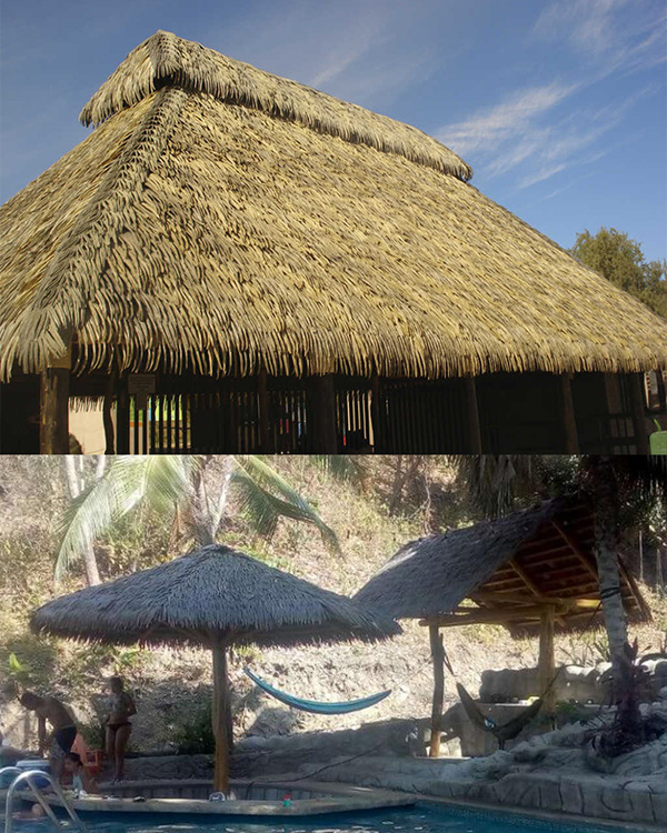 Plastic Thatch Tiles Palm Tree Thatch for Roof