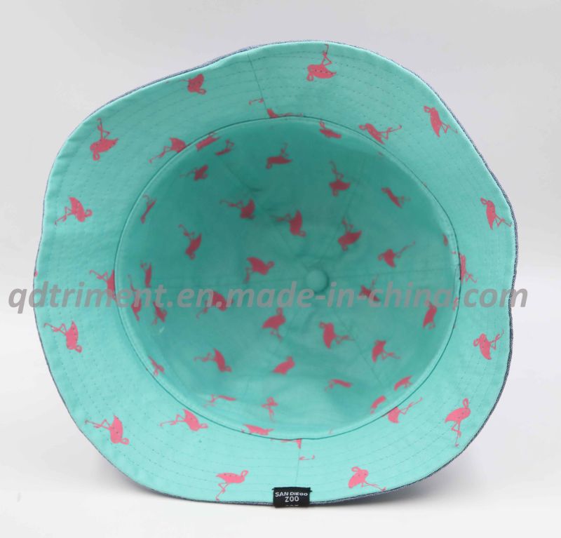 Top Quality Washed Print Embroidery Fishing Bucket Hat (TMBH9446)