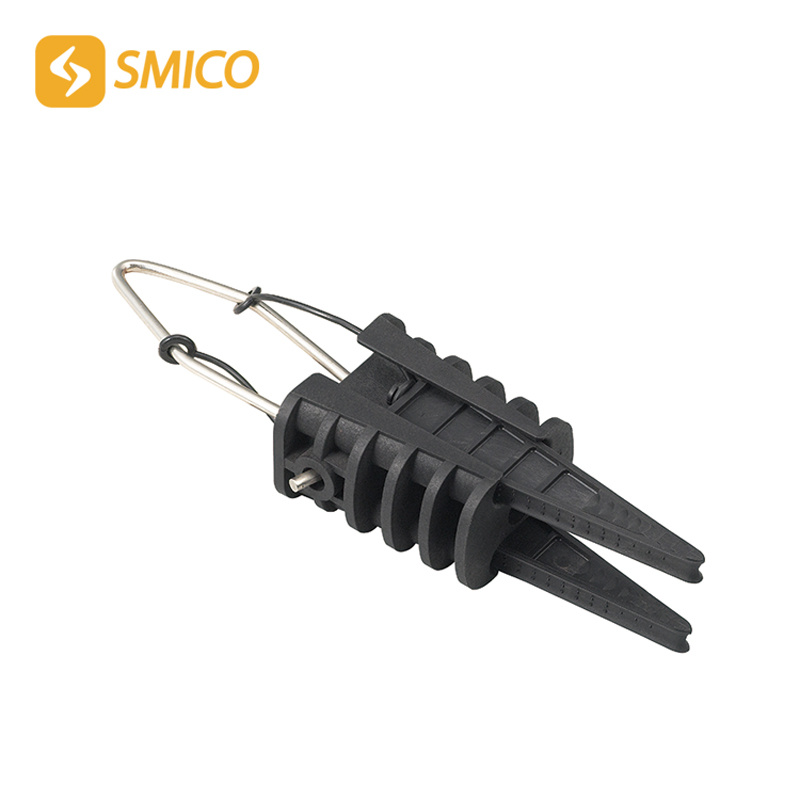 Low-Voltage Four Core Cable Dead End Clamp Made of Plastic Nylon