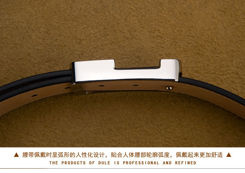 Fashion Belt for Men Genuine Leather Belt Brass Clip Buckle with Cow Leather Belt Wholesale Manufacturer with Nice Belt Price