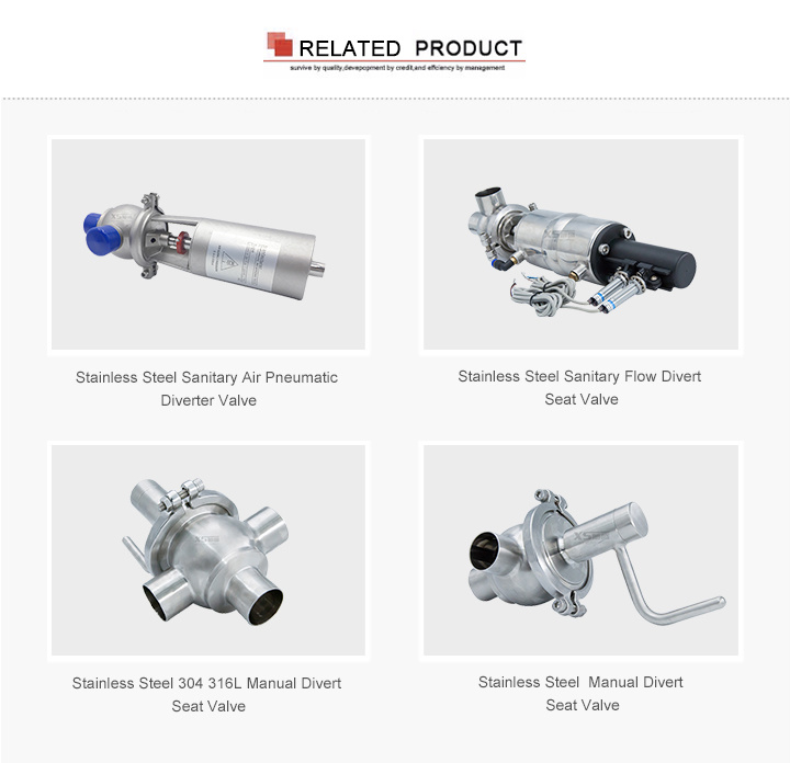 Sanitary Pneumatic Stainless Steel Mixproof Valve with Intelligent Head with C-Top
